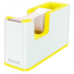 Cheap Stationery Supply of Leitz WOW Tape Dispenser Dual Colour White/Yellow 53641016 LZ12212 Office Statationery
