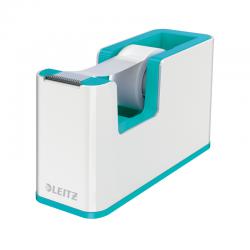 Cheap Stationery Supply of Leitz WOW Tape Dispenser Dual Colour White/Ice Blue 53641051 LZ12213 Office Statationery