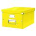 Leitz WOW Click and Store Box Medium Yellow 60440016