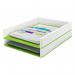 Leitz WOW Letter Tray Dual Colour WhiteGreen 53611054 LZ12372
