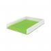 Leitz WOW Letter Tray Dual Colour White/Green 53611054