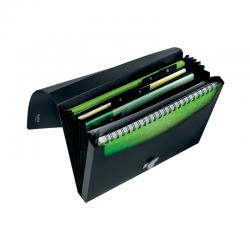 Cheap Stationery Supply of Leitz Recycle Expanding File 5 Part A4 Black (Pack of 5) 46240095 LZ12750 Office Statationery