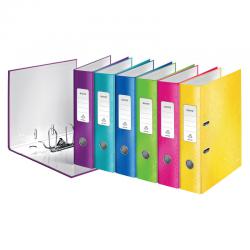 Cheap Stationery Supply of Leitz Wow 180 Lever Arch File 80mm A4 Assorted (Pack of 10) 10051099 LZ33046 Office Statationery