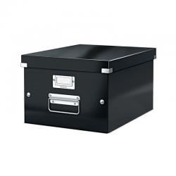 Cheap Stationery Supply of Leitz Click Store Medium Storage Box Black 60440095 LZ39680 Office Statationery