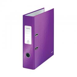 Cheap Stationery Supply of Leitz Wow 180 Lever Arch File 80mm A4 Purple (Pack of 10) 10050062 LZ55702 Office Statationery