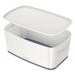 Cheap Stationery Supply of Leitz MyBox Small Storage Box With Lid White/Grey 52291001 LZ58836 Office Statationery