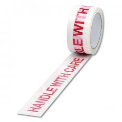 Cheap Stationery Supply of Polypropylene Tape Printed Handle With Care 50mmx66m White Red (Pack of 6) 70581500 Office Statationery