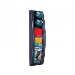 Cheap Stationery Supply of Fast Paper Quick Fit System Wall Display 5 x 1/3 A4 Black F406201 MF20370 Office Statationery
