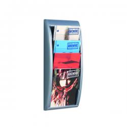 Cheap Stationery Supply of Fast Paper Quick Fit System Wall Display 4 x A4 Silver 4061.35 MF23964 Office Statationery