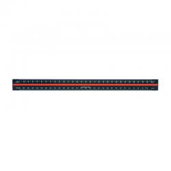 Cheap Stationery Supply of Linex Triangular Scale Ruler 1:1-2500 30cm Aluminium Black H382 MF46300 Office Statationery