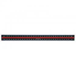 Cheap Stationery Supply of Linex Triangular Scale Ruler 1:1-2500 30cm Aluminium Black H382 MF46300 Office Statationery