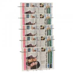 Cheap Stationery Supply of Twinco Silver A3 5 Compartment Literature Holder (Wall mountable) TW51908 MF51908 Office Statationery