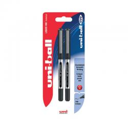 Cheap Stationery Supply of Uni-Ball Eye Fine Black Twin Blister Pack (Pack of 6) 153528192 MI00151 Office Statationery