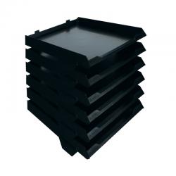 Cheap Stationery Supply of Avery Black A4 6 Tier Paper Stack (W250 x D320 x H300mm) 5336BLK MY5336BK Office Statationery