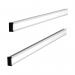 This photo shows two silver metal link bars from Nobos T-Card Accessories collection. Each bar measures 772 x 13mm and comes in a pack of two. The bars are designed for use with size 24 T-Cards and have the product numbers 32938888 and NB38889.