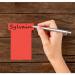 Nobo T-Card Size 2 48 x 85mm Red (Pack of 100) 2002003 NB38906