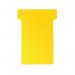 Nobo T-Card Size 4 112 x 180mm Yellow (100 Pack) 2004004 NB38926
