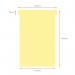 Nobo T-Card Size 4 112 x 180mm Yellow (100 Pack) 2004004 NB38926
