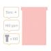 Nobo T-Card Size 4 112 x 180mm Pink (Pack of 100) 2004008 NB38927