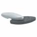 In the image, there is a sleek and modern whiteboard eraser from ACCO Brands Nobo Glass Drywipe Accessories line. The eraser is designed specifically for use on glass whiteboards and has a clear and smooth surface. It is compact in size and features a comfortable grip for easy maneuvering. The erasers simple yet attractive design adds a touch of professionalism to any workspace. Overall, the eraser exudes a sense of efficiency and functionality.
