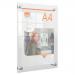 Nobo A4 Acrylic Wall Mounted Poster Frame Clear 1915591 NB62081