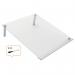 Nobo A4 Transparent Acrylic Mini Whiteboard Slanted Desktop 1915612 NB62102