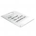 Nobo A4 Transparent Acrylic Mini Whiteboard Desktop Notepad 1915613 NB62103