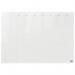 Nobo A4 Transparent Acrylic Mini Whiteboard Weekly Desktop 1915614 NB62104