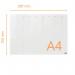 Nobo A4 Transparent Acrylic Mini Whiteboard Weekly Desktop 1915614 NB62104
