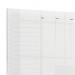 Nobo A3 Transparent Acrylic Mini Whiteboard Weekly Desktop 1915615 NB62105