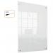Nobo Transparent Acrylic Mini Whiteboard Wall Mount 600x450mm 1915621 NB62111
