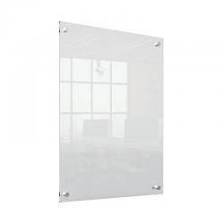 Cheap Stationery Supply of Nobo Transparent Acrylic Mini Whiteboard Wall Mount 600x450mm 1915621 NB62111 Office Statationery