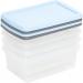 Wham Clear 4.01 Box & Lid Set 3.5 Litre Pack 4s NWT4713