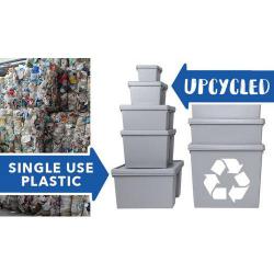 Cheap Stationery Supply of Wham Bam Grey Heavy Duty Storage Box 36 Litre Office Statationery