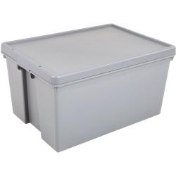 Cheap Stationery Supply of Wham Bam Grey Heavy Duty Storage Box 96 Litre Office Statationery