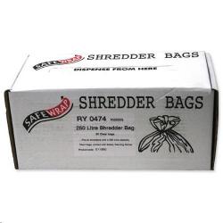 Cheap Stationery Supply of Safewrap Shredder Bag 250 Litre Pack 50s Office Statationery