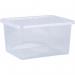 Wham Crystal Clear Plastic Storage Box 37 Litre NWT5369