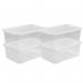 Wham Crystal Clear Plastic Storage Box 37 Litre NWT5369