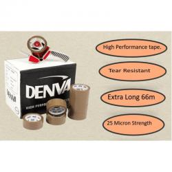 Cheap Stationery Supply of Denva Buff Packaging Tape Office Statationery