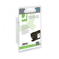 Cheap Stationery Supply of Q-Connect Brother Remanufactured Cyan Inkjet Cartridge LC1100C OBLC1100C Office Statationery