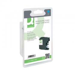Cheap Stationery Supply of Q-Connect Brother Remanufactured Cyan Inkjet Cartridge LC123C OBLC123C Office Statationery