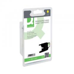 Cheap Stationery Supply of Q-Connect Brother Remanufactured Yellow Inkjet Cartridge LC1240Y Office Statationery