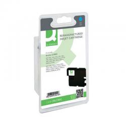 Cheap Stationery Supply of Q-Connect Brother Remanufactured Cyan Inkjet Cartridge High Yield LC980C OBLC980C Office Statationery