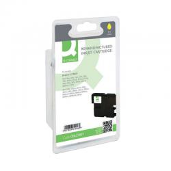 Cheap Stationery Supply of Q-Connect Brother Remanufactured Yellow Inkjet Cartridge High Yield LC980Y OBLC980Y Office Statationery