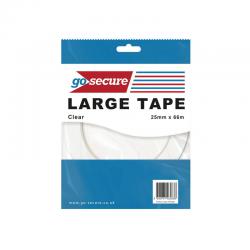 Cheap Stationery Supply of GoSecure Large Tape 25mmx66m Clear (Pack of 24) PB02299 PB02299 Office Statationery