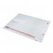 The picture shows a pack of 50 GoSecure Polythene Envelopes, each measuring 610x700mm. The envelopes are made from extra strong polythene and are designed by Go Secure for secure mailing and storing of documents or items. The envelopes are opaque with a white outer layer and a transparent inner layer, allowing for privacy and easy viewing of contents. The packaging displays the GoSecure logo and product description.