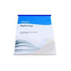 Cheap Stationery Supply of Initiative Refill Pad A4 70gsm Feint Ruled and Margin Punched 4 Hole 160 pages Office Statationery