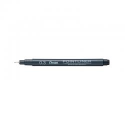Cheap Stationery Supply of Pentel Pointliner Pigment Liner 0.3mm Black (Pack of 12) S20P-3A PE04196 Office Statationery
