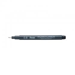 Cheap Stationery Supply of Pentel Pointliner Pigment Liner 0.8mm Black (Pack of 12) S20P-8A PE04198 Office Statationery