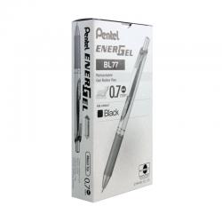 Cheap Stationery Supply of Pentel EnerGel Xm Retractable Gel Pen Medium Black (Pack of 12) BL77-A PE07123 Office Statationery